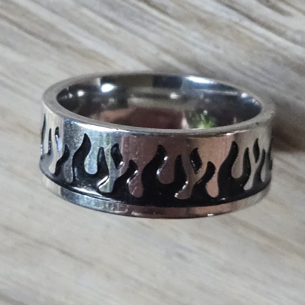 Stainless Steel Ring Size 8